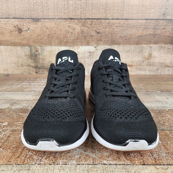 APL TechLoom PRO Womens Sz 10.5 Black Knit Athletic Classic Running Sneaker Shoe - Picture 2 of 10